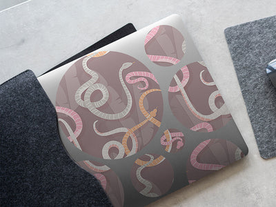 poisonous pastels animal DIY Laptop Stickers