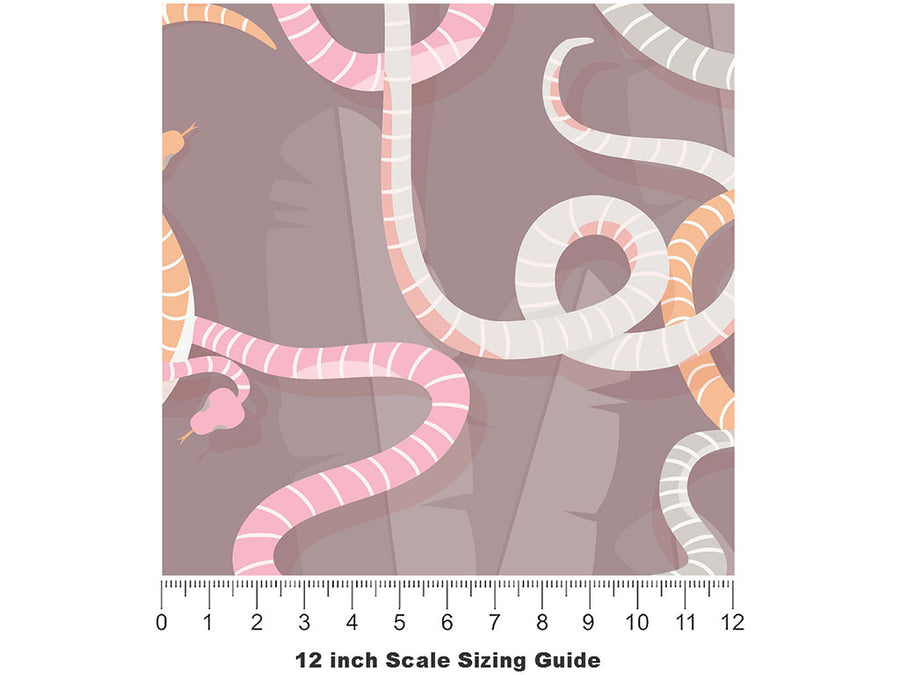 Poisonous Pastels Reptile Vinyl Film Pattern Size 12 inch Scale~Rwraps Poisonous Pastels Reptile Sizing Chart~2