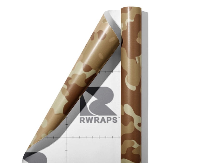 Polar Flecktarn Camouflage Wrap Film Sheets~Rwraps Series 914 Polar Flecktarn Camouflage Scrolled Sheet~3