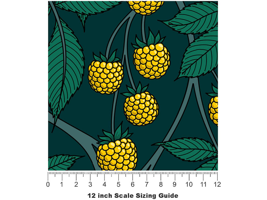 Polarberry Pucker Fruit Vinyl Film Pattern Size 12 inch Scale~Rwraps Polarberry Pucker Fruit Sizing Chart~2