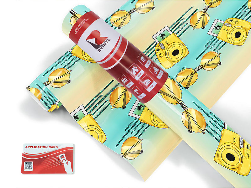 polaroid memories summertime Craft Vinyl Roll