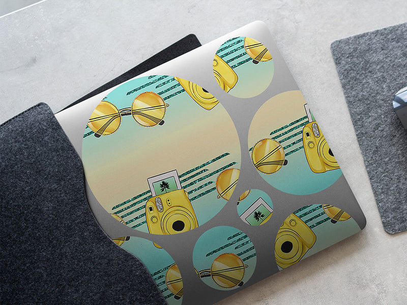 polaroid memories summertime DIY Laptop Stickers