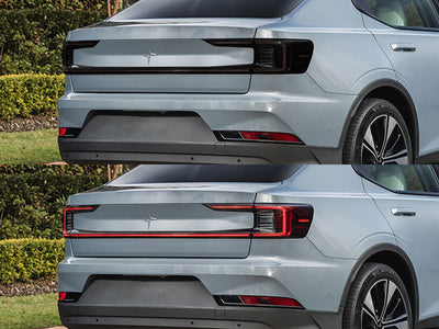 2 Before and After Smoked Taillights