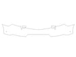 2 3M Clear Bra Door Cup Precut PPF Diagram
