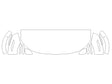 3 3M Clear Bra Hood Precut PPF Diagram