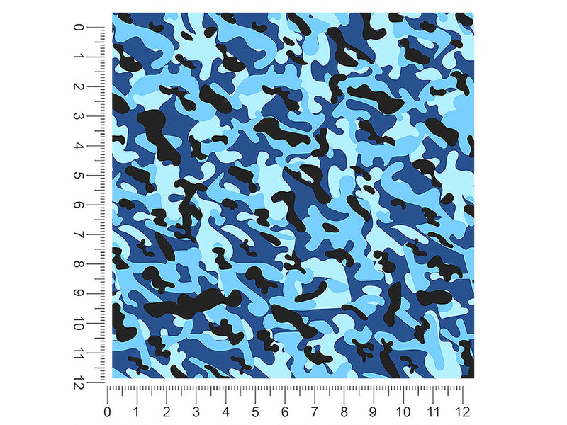 police strobe camouflage 1ft x 1ft Craft Sheets