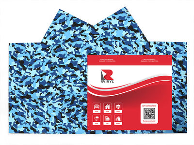 police strobe camouflage Craft Vinyl Sheet Pack