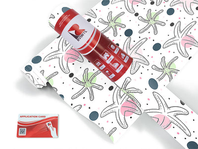 polka dots salt water Craft Vinyl Roll