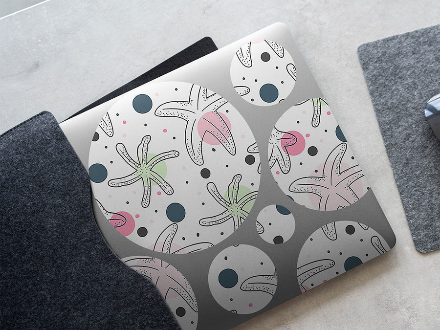 polka dots salt water DIY Laptop Stickers