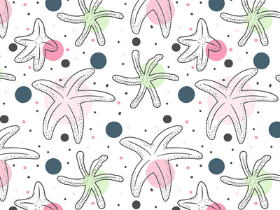 Polka Dots Marine Life Vinyl Wrap Pattern~Rwraps Series 914 Digitally Printed Vinyl Wrap~0
