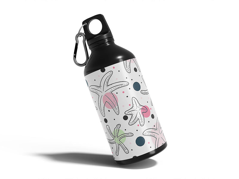 polka dots salt water Water Bottle DIY Stickers