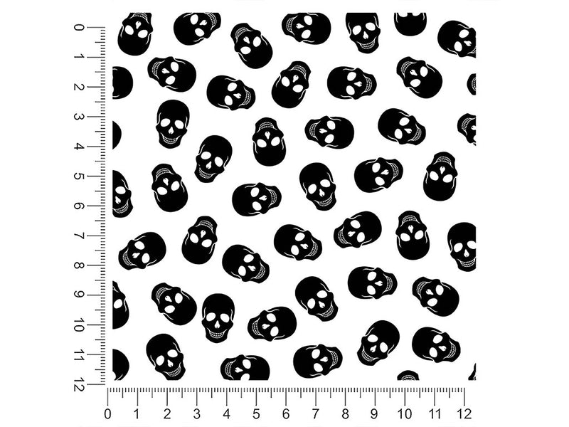 polkadot skulls skull and bones 1ft x 1ft Craft Sheets