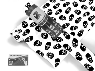 polkadot skulls skull and bones Craft Vinyl Roll