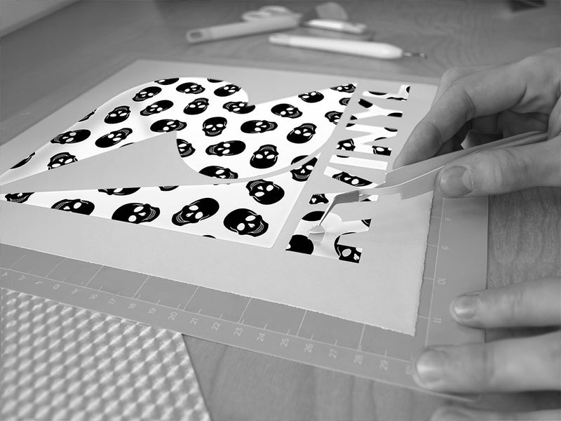 polkadot skulls skull and bones Easy Weed Craft Vinyl