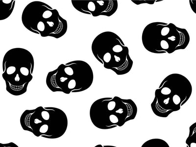 Polkadot Skulls Halloween Vinyl Wrap Pattern~Rwraps Series 914 Digitally Printed Vinyl Wrap~0