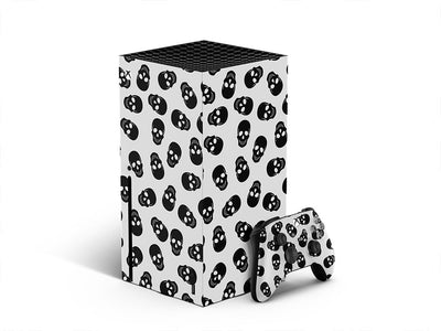 polkadot skulls skull and bones XBOX DIY Decal