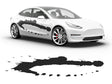 3M Black Pollack Paint Splash Body Graphic~Full Side Auto Decal Kit~0