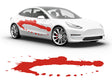3M Light Red Pollack Paint Splash Body Graphic~Full Side Auto Decal Kit~0