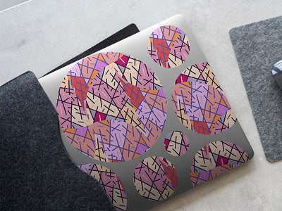pollockian sensibilities art deco DIY Laptop Stickers