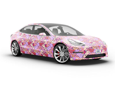 Pollockian Sensibilities Art Deco Vehicle Vinyl Wrap