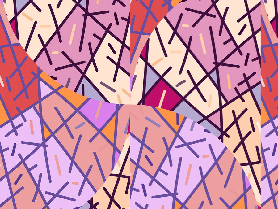 Pollockian Sensibilities Art Deco Vinyl Wrap Pattern~Rwraps Series 914 Digitally Printed Vinyl Wrap~0