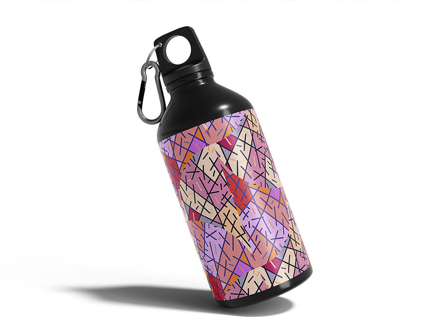 pollockian sensibilities art deco Water Bottle DIY Stickers