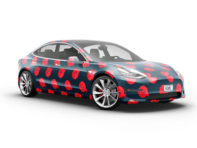 Pom Poms Fruit Vehicle Vinyl Wrap