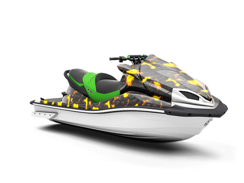 Pompeiian Despair Lava Jet Ski Vinyl Customized Wrap