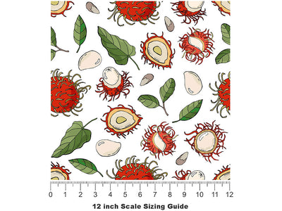 Ponderosa Ferreras Fruit Vinyl Film Pattern Size 12 inch Scale~Rwraps Ponderosa Ferreras Fruit Sizing Chart~2