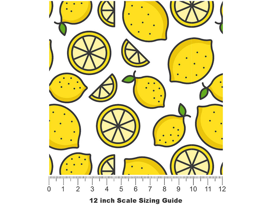 Ponderosa  Fruit Vinyl Film Pattern Size 12 inch Scale~Rwraps Ponderosa  Fruit Sizing Chart~2