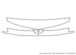 aztek 3M Clear Bra Hood Precut PPF Diagram