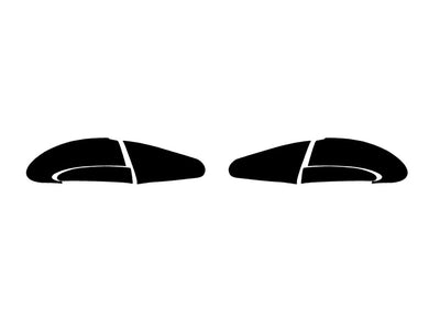 bonneville Precut Tail Light Tint Diagram