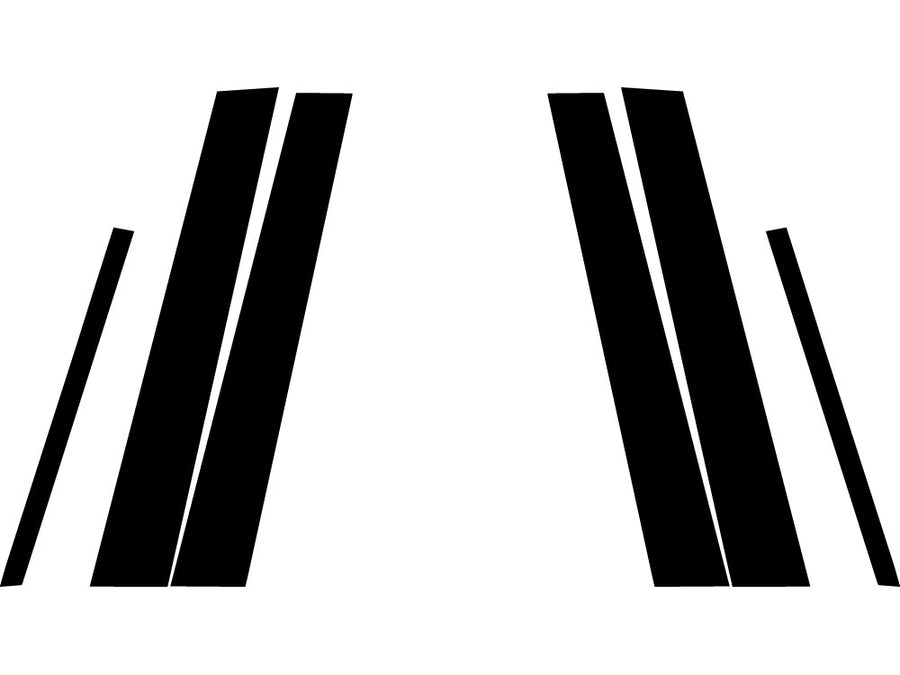 pontiac bonneville 2000-2005 Camo Pillar Trim Diagram