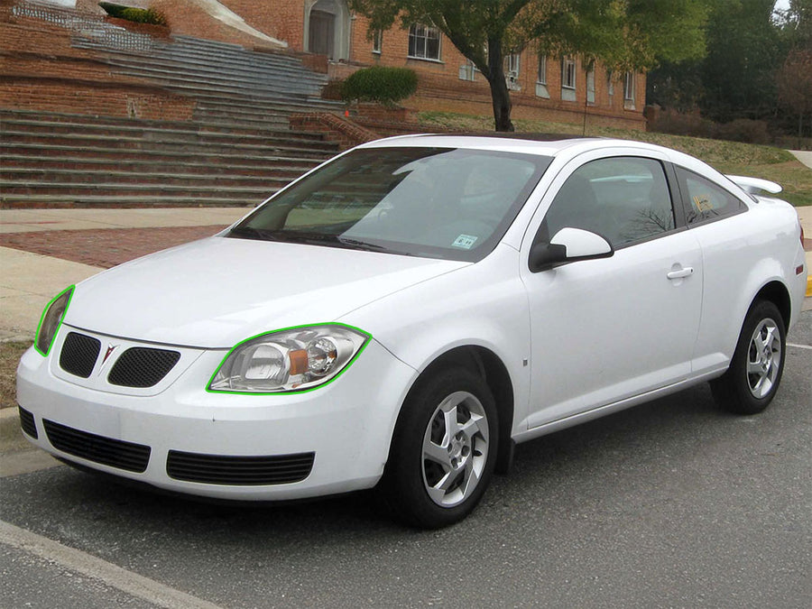 pontiac g5 2007-2009 Headlight Protection Installation Location