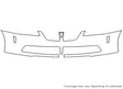 g8 3M Clear Bra Bumper Precut PPF Diagram
