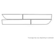 g8 Avery Dennison Clear Bra Door Cup Precut PPF Diagram