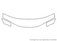 grand am Avery Dennison Clear Bra Hood Precut PPF Diagram