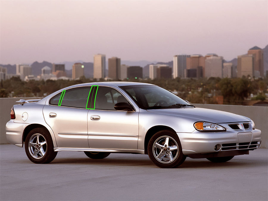 pontiac grand am 1999-2005 (sedan) Pillar Post Trim Installation Location