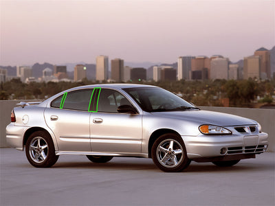 pontiac grand am 1999-2005 (sedan) Pillar Post Trim Installation Location