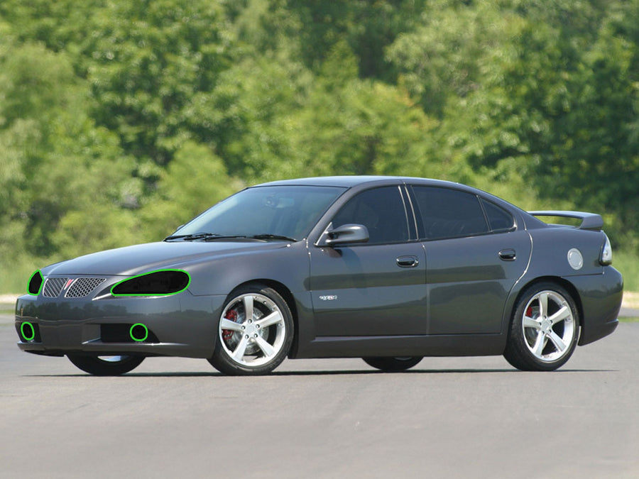 pontiac grand am 1999-2005 Headlight Tint Location