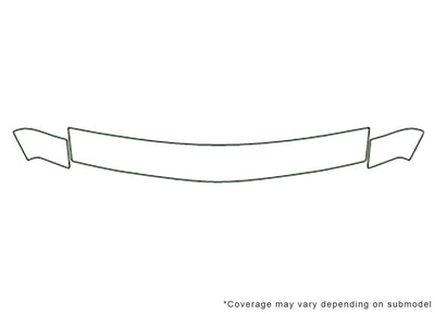 grand prix Avery Dennison Clear Bra Hood Precut PPF Diagram