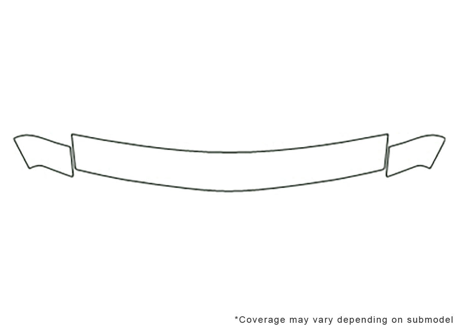 grand prix Avery Dennison Clear Bra Hood Precut PPF Diagram