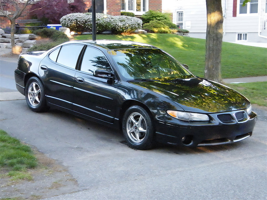 pontiac grand prix 1997-2003 (coupe) Brushed Aluminum Black Pillar Trim