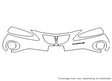 grand prix 3M Clear Bra Bumper Precut PPF Diagram