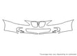 grand prix Avery Dennison Clear Bra Bumper Precut PPF Diagram