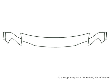 montana 3M Clear Bra Hood Precut PPF Diagram