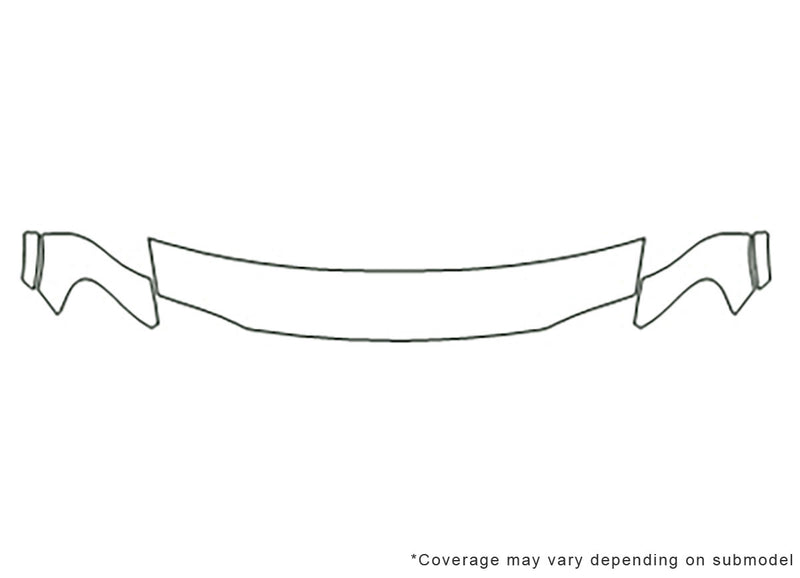 montana Avery Dennison Clear Bra Hood Precut PPF Diagram