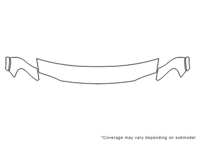 montana Avery Dennison Clear Bra Hood Precut PPF Diagram