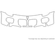 solstice 3M Clear Bra Bumper Precut PPF Diagram