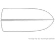 solstice Avery Dennison Clear Bra Door Cup Precut PPF Diagram